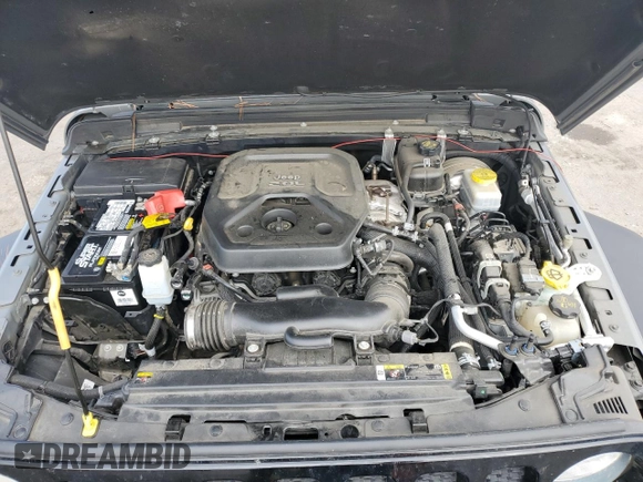 2021 Jeep Wrangler Sport with VIN 1C4GJXAN4MW663492, listed as a Copart auction lot 88965225 with 54,931 mi miles and Salvage title. Bid and sale history available at DreamBid. Image 11.