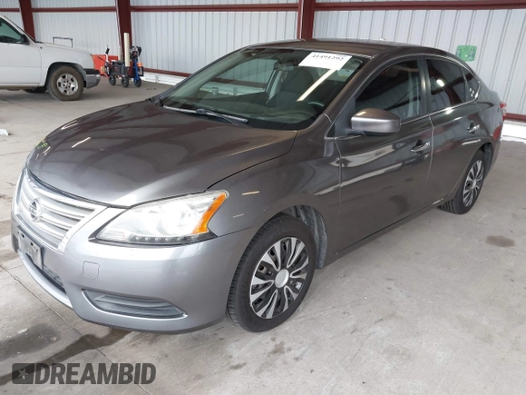 2015 Nissan Sentra S with VIN 3N1AB7AP9FY256920, listed as a IAAI auction lot 41491292 with 163,404 mi miles and . Bid and sale history available at DreamBid. Image 2.