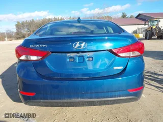 2014 Hyundai Elantra SE with VIN KMHDH4AE6EU130694, listed as a IAAI auction lot 41696190 with 121,588 mi miles. Bid and sale history available at carsss.com. Image 17.