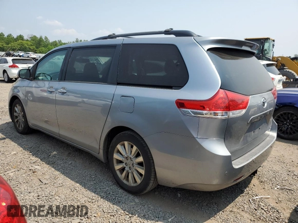 2013 Toyota Sienna XLE with VIN 5TDDK3DC2DS056770, listed as a Copart auction lot 59662405 with 204,266 mi miles and Salvage title. Bid and sale history available at DreamBid. Image 2.