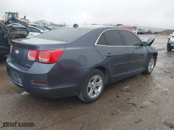 2013 Chevrolet Malibu LS with VIN 1G11B5SA1DF273977, listed as a IAAI auction lot 41544884 with 124,390 mi miles. Bid and sale history available at carsss.com. Image 4.