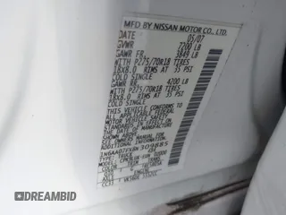 2008 Nissan Titan XE z VIN 1N6AA07FX8N309885, wystawiony jako IAAI lot #42847181 z przebiegiem 192 595 mil mil oraz . Historia ofert i sprzedaży dostępna na DreamBid. Obrazek 9.
