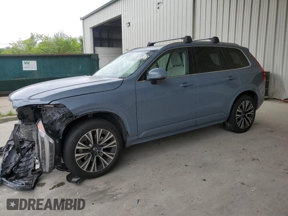 2020 Volvo XC90 Momentum with VIN YV4102CK8L1606249, listed as a Copart auction lot 52129065 with 83,256 mi miles and Salvage Title. Bid and sale history available at DreamBid. Image 1.