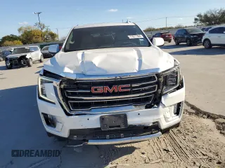 2022 GMC Yukon SLT with VIN 1GKS1BKD1NR259041, listed as a Copart auction lot 77877304 with 27,772 mi miles and Salvage Title. Bid and sale history available at carsss.com. Image 5.