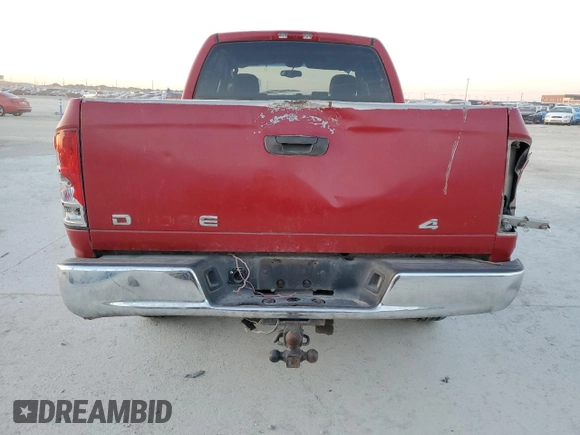 2002 Dodge 1500 with VIN 3D7HU18N72G154867, listed as a Copart auction lot 48657385 with 243,679 mi miles and Salvage Title. Bid and sale history available at carsss.com. Image 6.