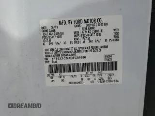 2013 Ford F-150 XL with VIN 1FTEX1CM4DFC81650, listed as a Copart auction lot 52021375 with 172,413 mi miles and Salvage title. Bid and sale history available at DreamBid. Image 12.