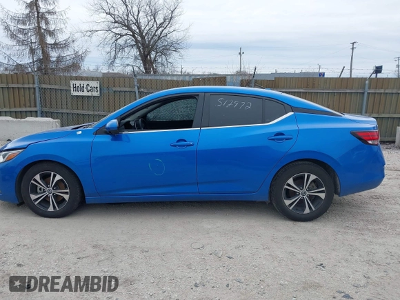 2021 Nissan Sentra SV with VIN 3N1AB8CV3MY235916, listed as a IAAI auction lot 41511614 with 73,079 mi miles and . Bid and sale history available at DreamBid. Image 14.