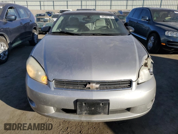 2006 Chevrolet Monte Carlo LT 3.9L with VIN 2G1WK151069275984, listed as a Copart auction lot 86397794 with 270,284 mi miles and Salvage Title. Bid and sale history available at carsss.com. Image 5.