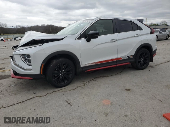 2023 Mitsubishi Eclipse Cross LE with VIN JA4ATVAA6PZ037635, listed as a Copart auction lot 49982605 with 68,093 mi miles and Salvage title. Bid and sale history available at DreamBid. Image 1.
