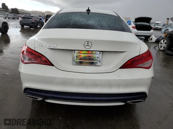 2017 Mercedes-Benz CLA 250 with VIN WDDSJ4EB7HN477620, listed as a Copart auction lot 41835424 with 75,180 mi miles and . Bid and sale history available at DreamBid. Image 6.