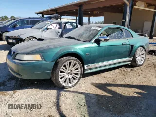 2000 Ford Mustang with VIN 1FAFP4043YF263744, listed as a Copart auction lot 46882165 with Not provided miles and Salvage title. Bid and sale history available at DreamBid. Image 1.