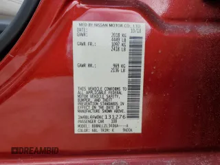 2019 Nissan Altima 2.5 Platinum with VIN 1N4BL4FW0KC131276, listed as a Copart auction lot 50414325 with 100,778 mi miles and Salvage Title. Bid and sale history available at carsss.com. Image 14.