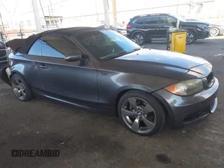 2008 BMW 1 Series 135i with VIN WBAUN93518VF54953, listed as a IAAI auction lot 41350136 with Not provided miles and . Bid and sale history available at DreamBid. Image 1.