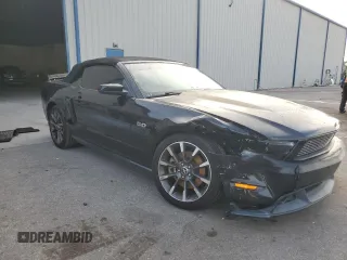 2011 Ford Mustang GT with VIN 1ZVBP8FF9B5114340, listed as a Copart auction lot 63322475 with 112,641 mi miles and Salvage title. Bid and sale history available at DreamBid. Image 4.