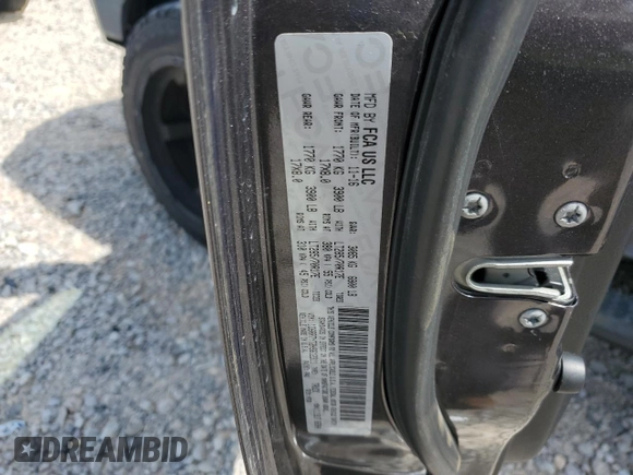 2017 Ram 1500 Rebel with VIN 1C6RR7YT2HS612311, listed as a Copart auction lot 55109725 with 142,796 mi miles and Salvage title. Bid and sale history available at DreamBid. Image 12.
