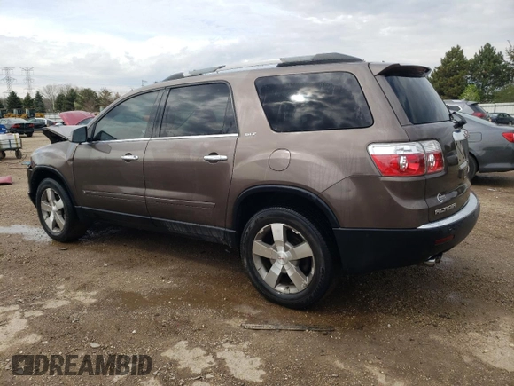 2010 GMC Acadia SLT1 with VIN 1GKLRMED3AJ105346, listed as a Copart auction lot 54602115 with 111,331 mi miles and Salvage title. Bid and sale history available at DreamBid. Image 2.