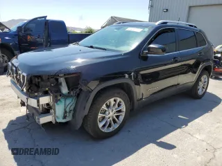 2019 Jeep Cherokee Latitude with VIN 1C4PJLCB1KD327111, listed as a Copart auction lot 60308735 with 97,977 mi miles and Salvage title. Bid and sale history available at DreamBid. Image 1.