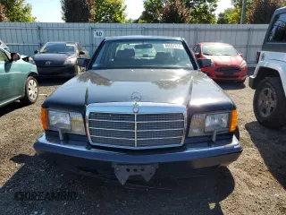 1991 Mercedes-Benz 420 with VIN WDBCA35E1MA599800, listed as a Copart auction lot 66687274 with 84,817 mi miles and Non Repairable. Bid and sale history available at carsss.com. Image 5.