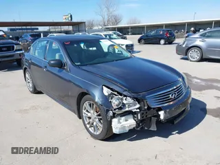 2007 Infiniti G35 Sedan Journey with VIN JNKBV61EX7M726750, listed as a IAAI auction lot 41600327 with 117,416 mi miles. Bid and sale history available at carsss.com. Image 1.