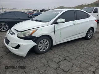 2016 Hyundai Accent SE with VIN KMHCT4AE9GU962740, listed as a Copart auction lot 53553055 with 134,145 mi miles and Salvage Title. Bid and sale history available at carsss.com. Image 1.