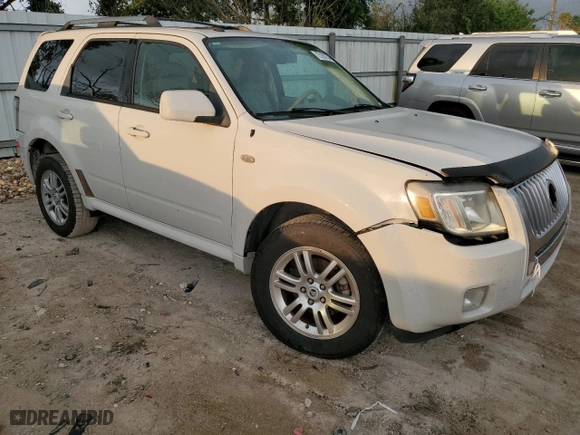 2009 Mercury Mariner Premier with VIN 4M2CU87G89KJ00930, listed as a Copart auction lot 72181704 with 186,289 mi miles and Salvage Title. Bid and sale history available at carsss.com. Image 4.