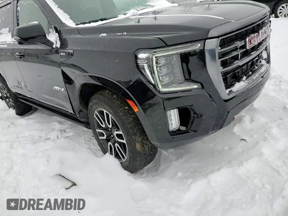 2023 GMC Yukon AT4 with VIN 1GKS2CKD4PR163281, listed as a Copart auction lot 44990525 with 54,966 mi miles and Salvage Title. Bid and sale history available at carsss.com. Image 12.