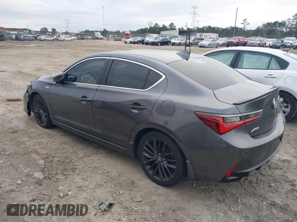 2022 Acura ILX Premium with VIN 19UDE2F85NA002969, listed as a IAAI auction lot 41373487 with 25,242 mi miles and . Bid and sale history available at DreamBid. Image 3.