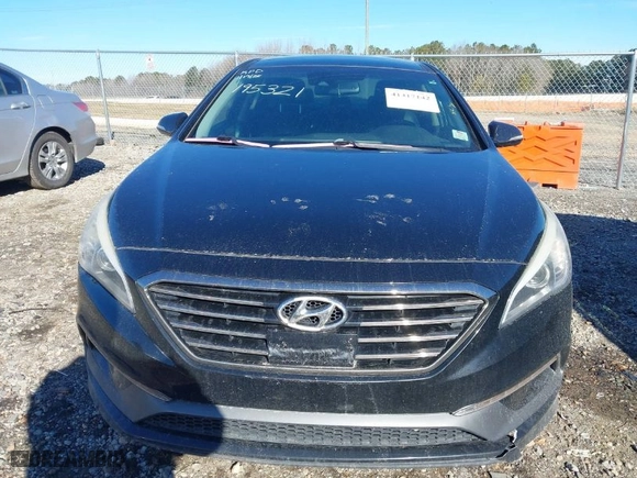 2016 Hyundai Sonata 2.4L Sport with VIN 5NPE34AF5GH310746, listed as a IAAI auction lot 41417142 with 150,117 mi miles. Bid and sale history available at carsss.com. Image 12.