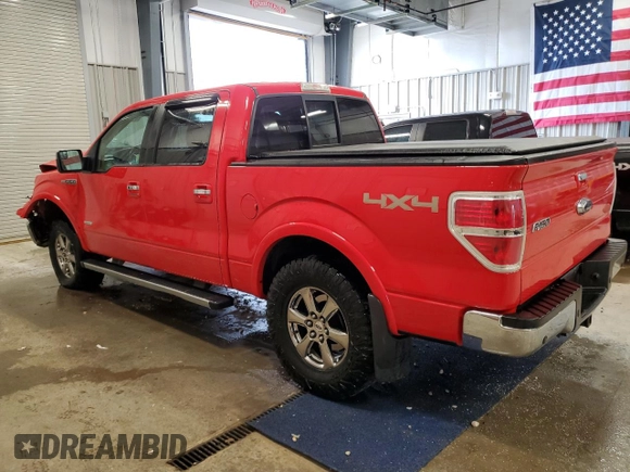 2012 Ford F-150 XL with VIN 1FTFW1ET7CFA14903, listed as a Copart auction lot 51752495 with 186,347 mi miles and Clean Title. Bid and sale history available at carsss.com. Image 2.