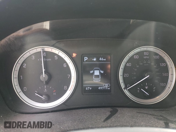 2018 Hyundai Sonata SE z VIN 5NPE24AF2JH690798, wystawiony jako Copart lot #57510685 z przebiegiem 49 717 mil mil oraz Szkoda całkowita • Salvage title. Historia ofert i sprzedaży dostępna na DreamBid. Obrazek 9.