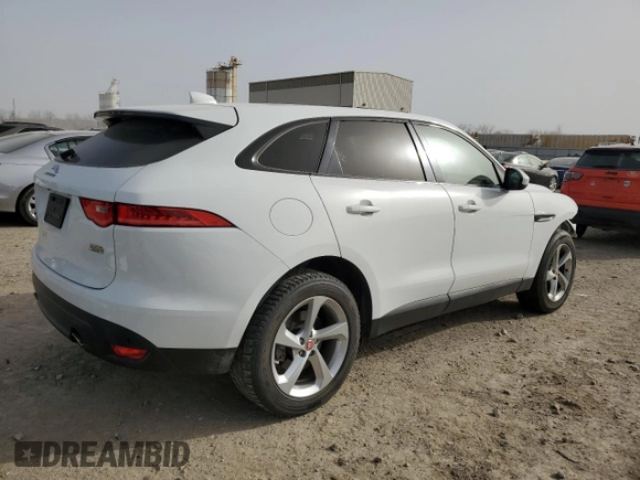 2019 Jaguar F-Pace 25t Premium with VIN SADCJ2FX5KA605238, listed as a Copart auction lot 48924955 with 76,241 mi miles and Salvage title. Bid and sale history available at DreamBid. Image 3.