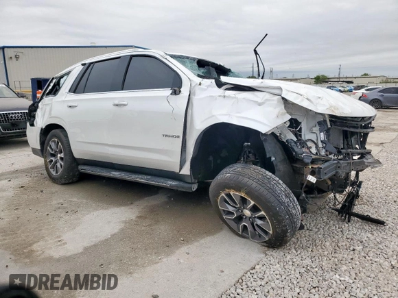 2022 Chevrolet Tahoe LT with VIN 1GNSCNKD8NR351987, listed as a Copart auction lot 51801305 with Not provided miles and Non repairable. Bid and sale history available at DreamBid. Image 4.
