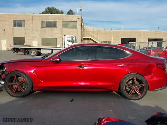 2020 Genesis G70 2.0T with VIN KMTG44LA7LU045224, listed as a IAAI auction lot 41273738 with 31,101 mi miles. Bid and sale history available at carsss.com. Image 14.