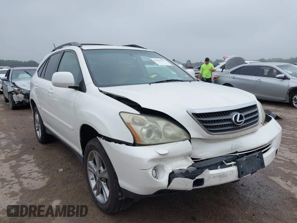 2007 Lexus RX 400h z VIN JTJGW31U572003651, wystawiony jako IAAI lot #42163515 z przebiegiem 358 648 mil mil oraz . Historia ofert i sprzedaży dostępna na DreamBid. Obrazek 1.