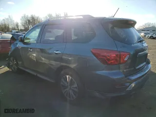 2017 Nissan Pathfinder S with VIN 5N1DR2MM2HC909265, listed as a Copart auction lot 87209874 with 132,586 mi miles and Salvage Title. Bid and sale history available at carsss.com. Image 2.