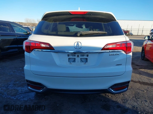 2018 Acura RDX with VIN 5J8TB4H37JL024729, listed as a IAAI auction lot 41247986 with 107,456 mi miles. Bid and sale history available at carsss.com. Image 16.