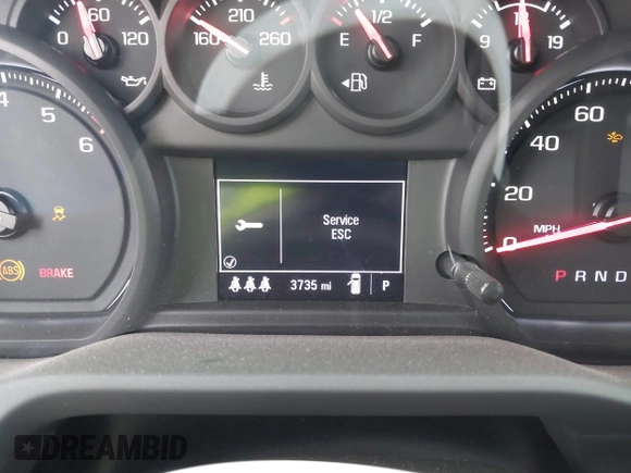 2024 Chevrolet Silverado 1500 Custom with VIN 3GCPDBEK7RG252751, listed as a IAAI auction lot 41429343 with 3,735 mi miles and . Bid and sale history available at DreamBid. Image 7.