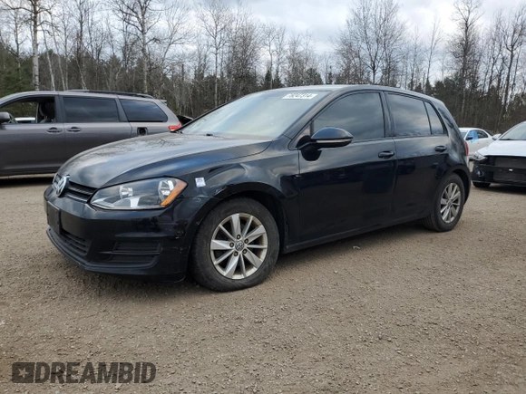 2015 Volkswagen Golf TSI S z VIN 3VW117AU7FM008563, wystawiony jako Copart lot #78247314 z przebiegiem 135 271 mil mil oraz Czysty tytuł • Clean title. Historia ofert i sprzedaży dostępna na DreamBid. Obrazek 1.
