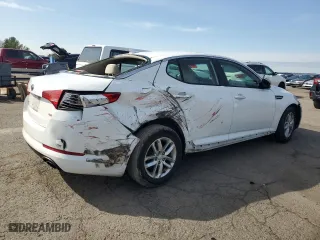 2012 Kia Optima LX with VIN 5XXGM4A74CG028537, listed as a Copart auction lot 51565835 with 0 mi miles and Salvage Title. Bid and sale history available at carsss.com. Image 3.