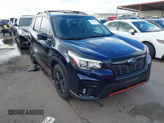 2019 Subaru Forester Special Sports with VIN JF2SKAKC5KH501925, listed as a IAAI auction lot 42586688 with 40,086 mi miles and . Bid and sale history available at DreamBid. Image 1.