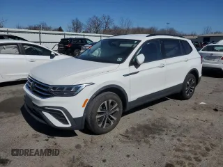 2022 Volkswagen Tiguan S with VIN 3VV0B7AX6NM012996, listed as a Copart auction lot 48485275 with 51,145 mi miles and Clean Title. Bid and sale history available at carsss.com. Image 1.