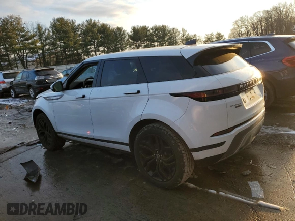 2020 Land Rover Range Rover Evoque SE z VIN SALZP2FX7LH045339, wystawiony jako Copart lot #86214084 z przebiegiem Nie podano mil oraz Szkoda całkowita • Salvage title. Historia ofert i sprzedaży dostępna na DreamBid. Obrazek 2.