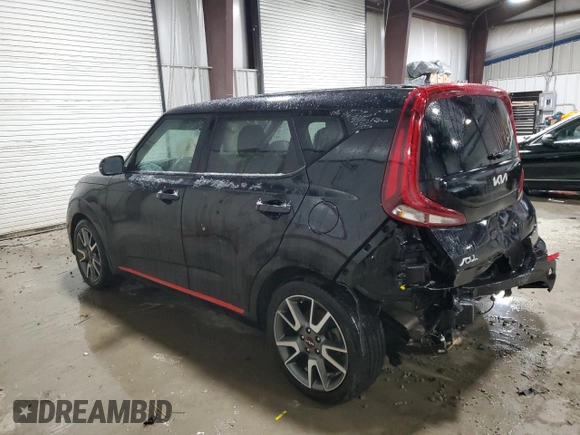 2022 Kia Soul Turbo with VIN KNDJ53AF3N7185296, listed as a Copart auction lot 83693254 with 30,198 mi miles and Salvage Title. Bid and sale history available at carsss.com. Image 2.