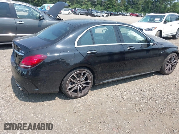 2020 Mercedes-Benz C 43 AMG with VIN 55SWF6EB6LU329473, listed as a IAAI auction lot 40080118 with 26,041 mi miles and . Bid and sale history available at carsss.com. Image 4.