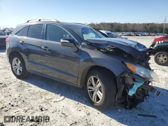 2015 Acura RDX Tech Pkg with VIN 5J8TB3H56FL016124, listed as a Copart auction lot 47039535 with 128,336 mi miles and Salvage Title. Bid and sale history available at carsss.com. Image 4.