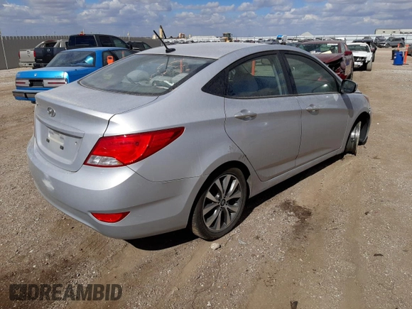 2017 Hyundai Accent SE with VIN KMHCT4AEXHU283030, listed as a Copart auction lot 61574902 with 0 mi miles. Bid and sale history available at carsss.com. Image 4.
