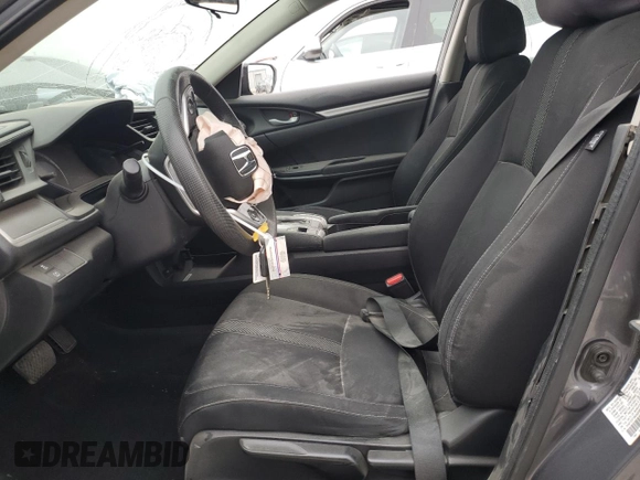 2016 Honda Civic LX with VIN 2HGFC2F58GH508868, listed as a Copart auction lot 49806585 with 77,332 mi miles and Salvage Title. Bid and sale history available at carsss.com. Image 7.