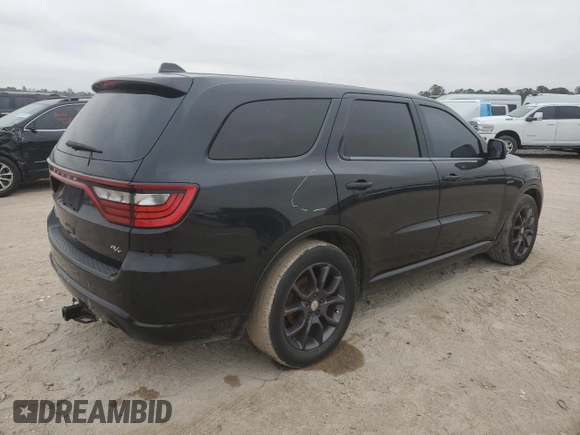 2015 Dodge Durango R/T with VIN 1C4SDJCTXFC245873, listed as a Copart auction lot 45846615 with 155,982 mi miles and Salvage title. Bid and sale history available at DreamBid. Image 3.
