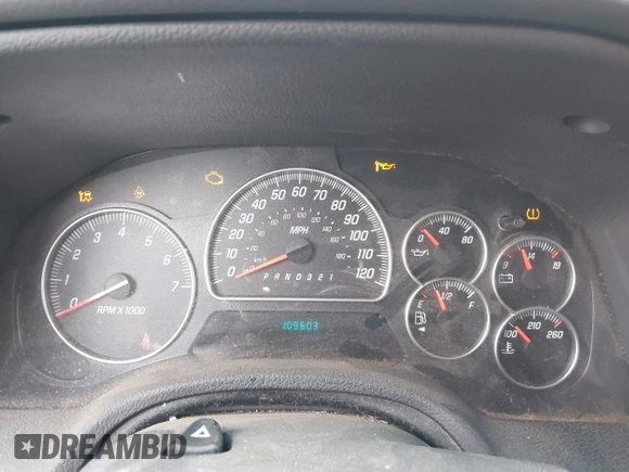 2008 GMC Envoy SLE1 with VIN 1GKDS13S282118764, listed as a IAAI auction lot 41285146 with 109,603 mi miles and . Bid and sale history available at DreamBid. Image 7.