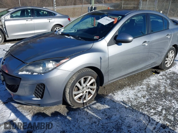 2012 Mazda Mazda3 i Grand Touring with VIN JM1BL1W84C1649561, listed as a IAAI auction lot 41268507 with 39,478 mi miles. Bid and sale history available at carsss.com. Image 2.